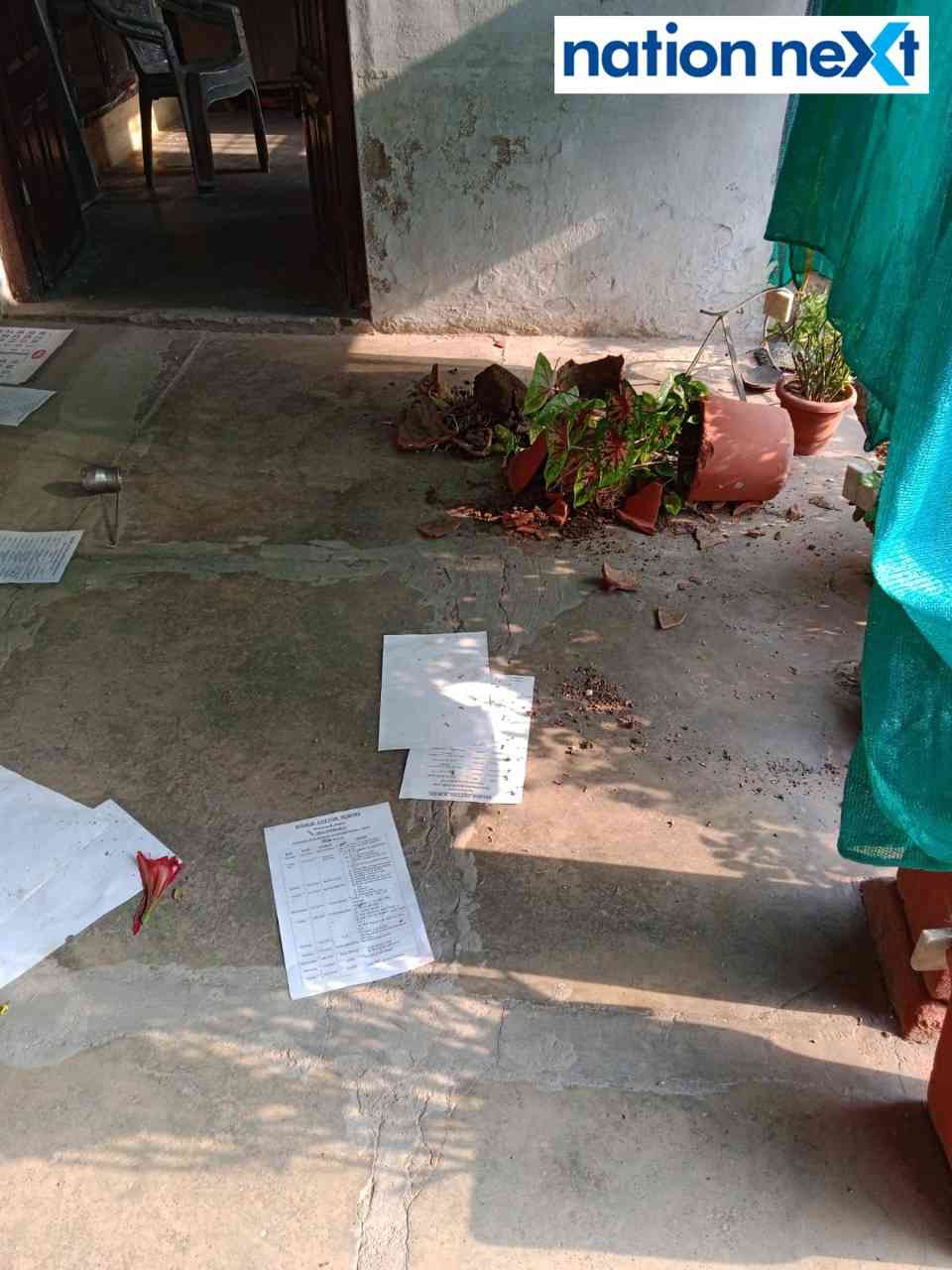 Images of vandalised property at Bishop Cotton School in Nagpur